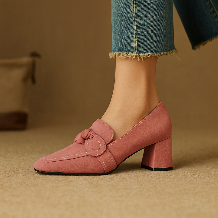 Tavina Suede Heels