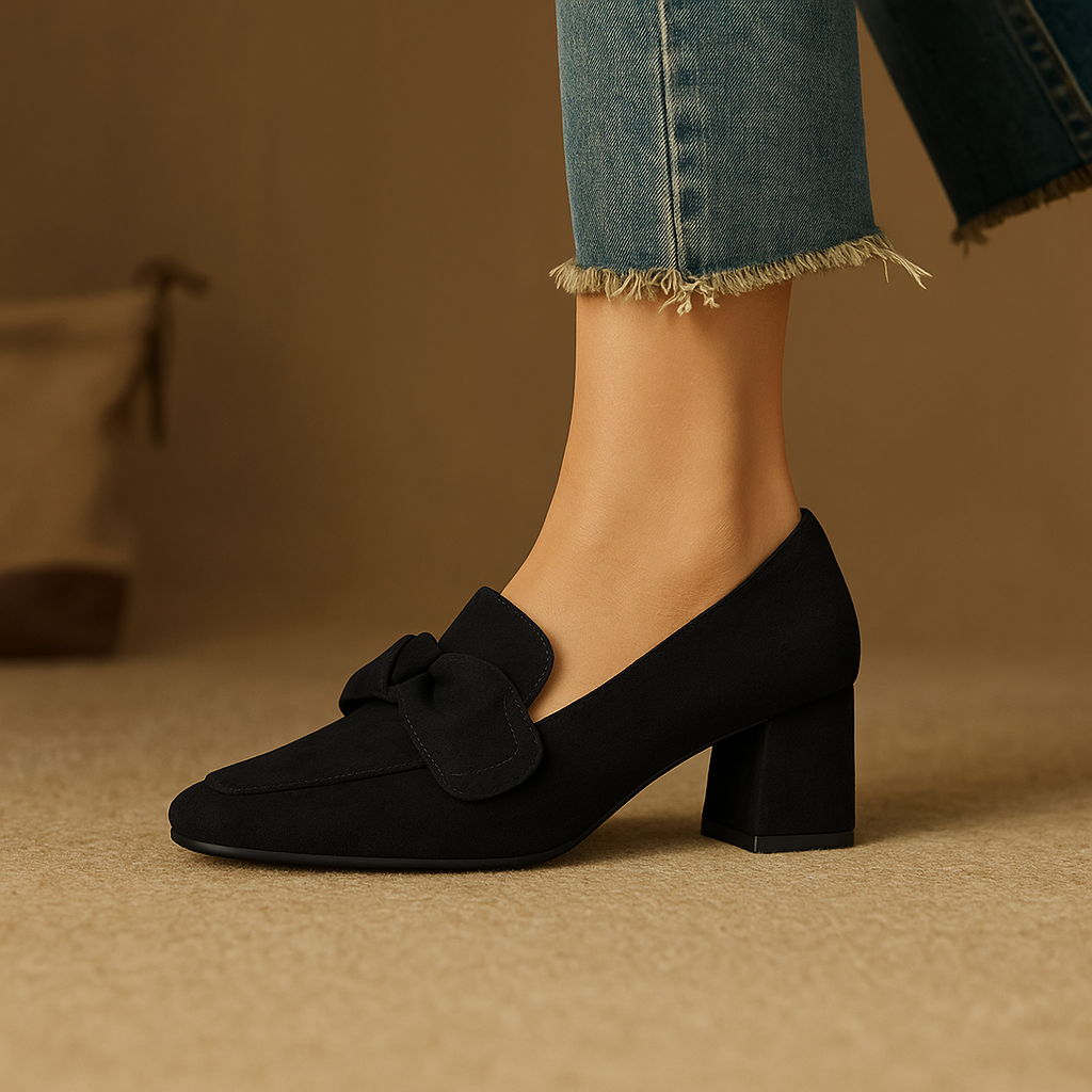 Tavina Suede Heels