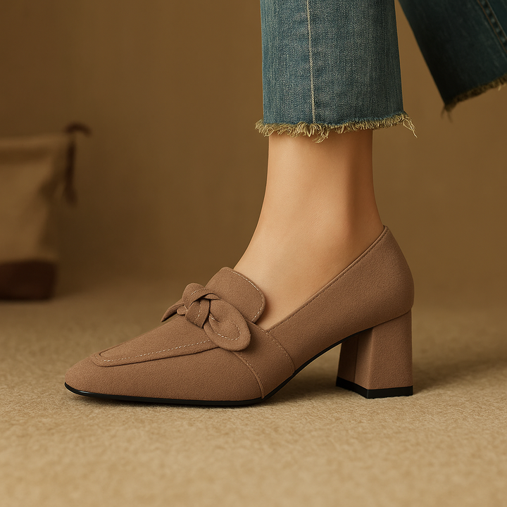 Tavina Suede Heels