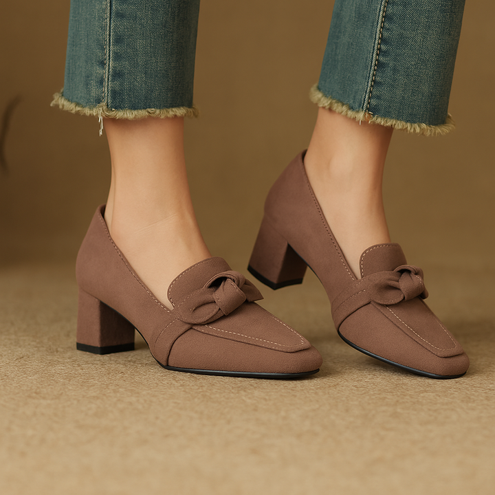 Tavina Suede Heels