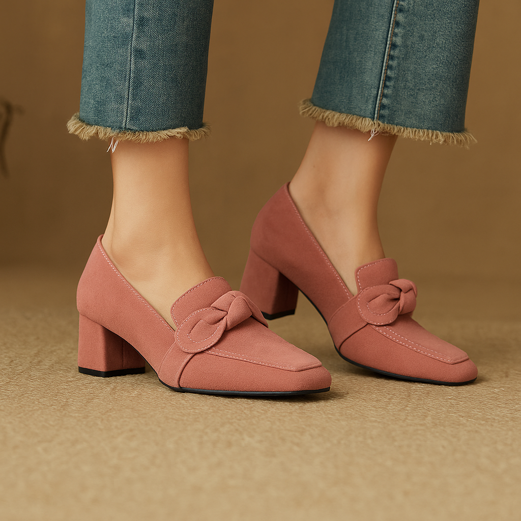 Tavina Suede Heels