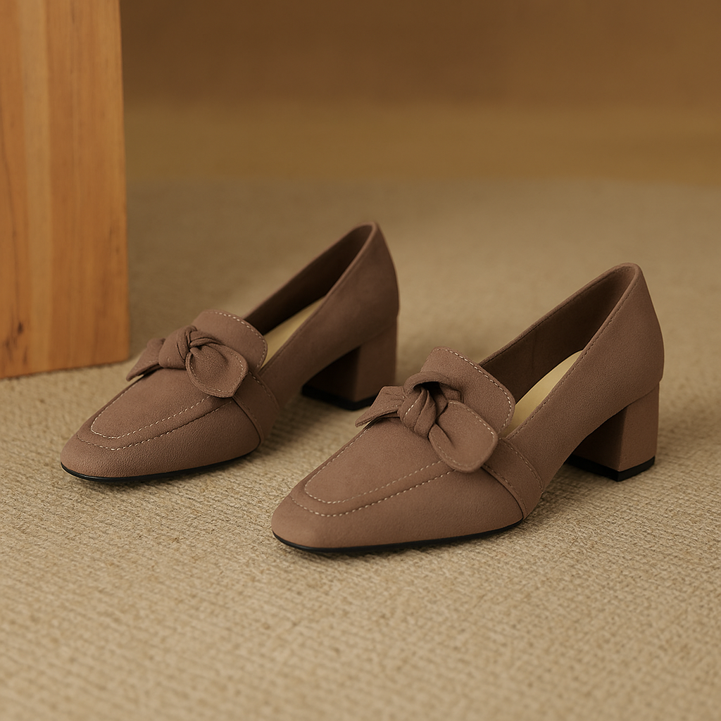 Tavina Suede Heels