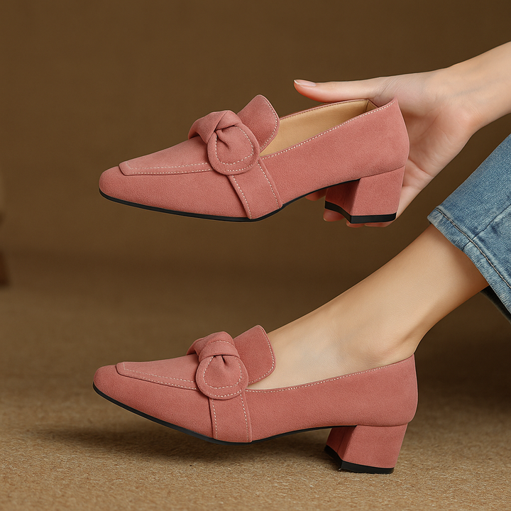 Tavina Suede Heels