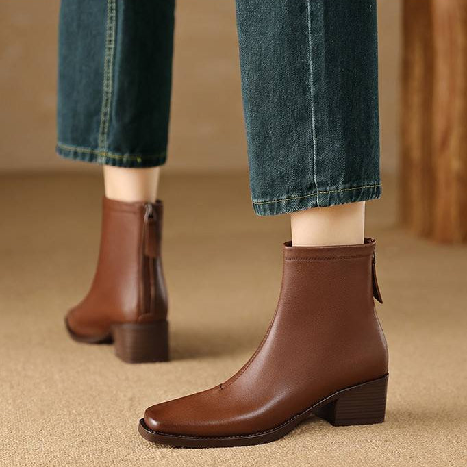 Lina Genuine Leather Boots