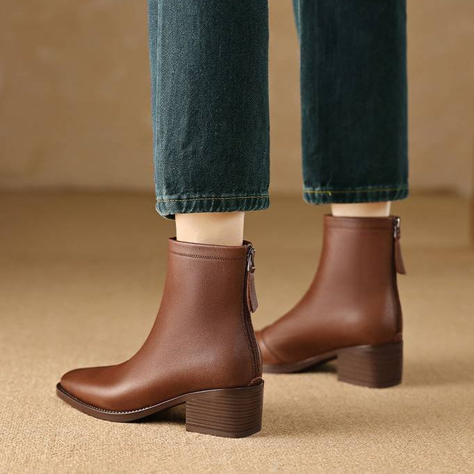 Lina Genuine Leather Boots