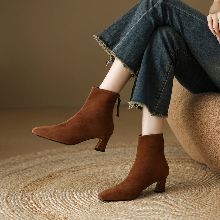 Riselia Genuine Suede Boots