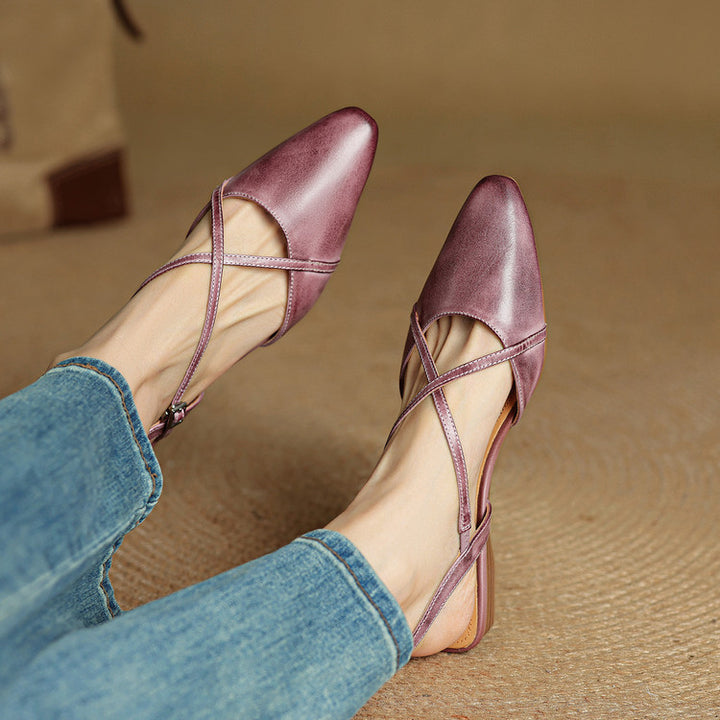 Lori Genuine Leather Flats