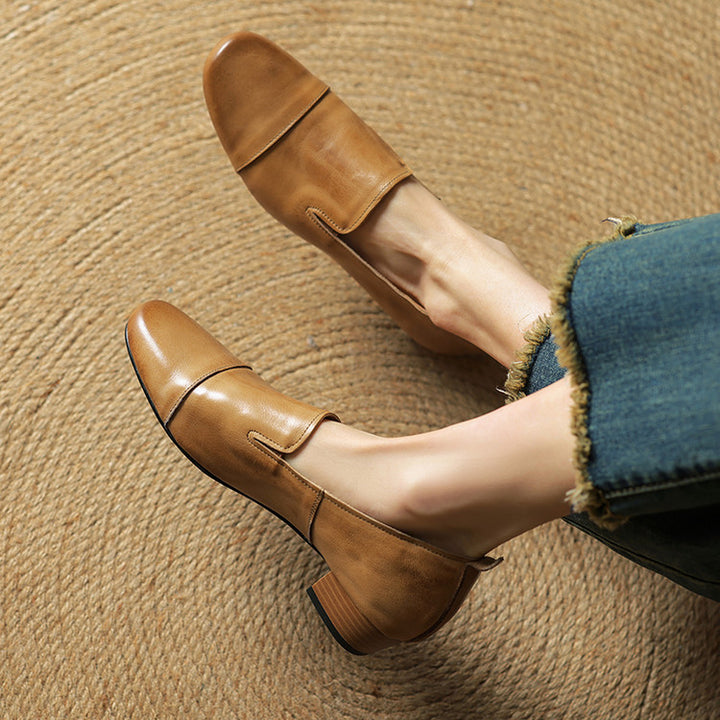 Leena Genuine Leather Loafers