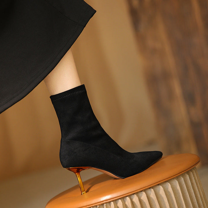 Jade Genuine Suede Boots