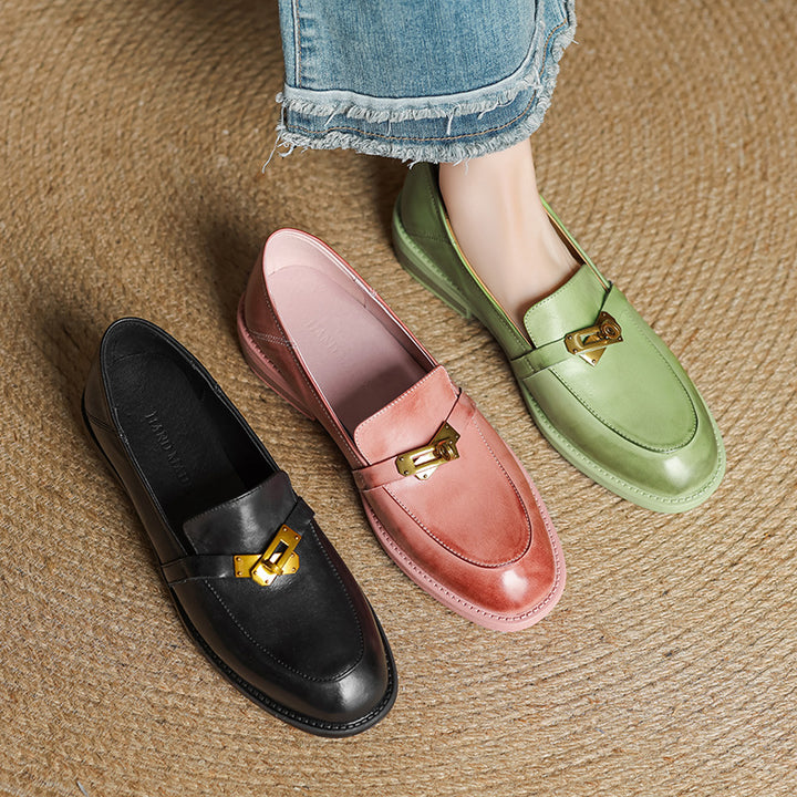 Lena Genuine Leather Loafers
