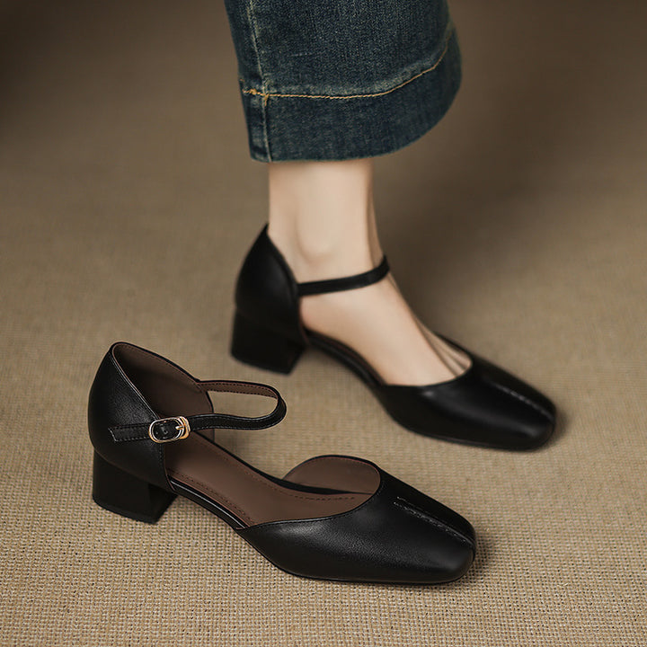 Virelle Genuine Leather Heels