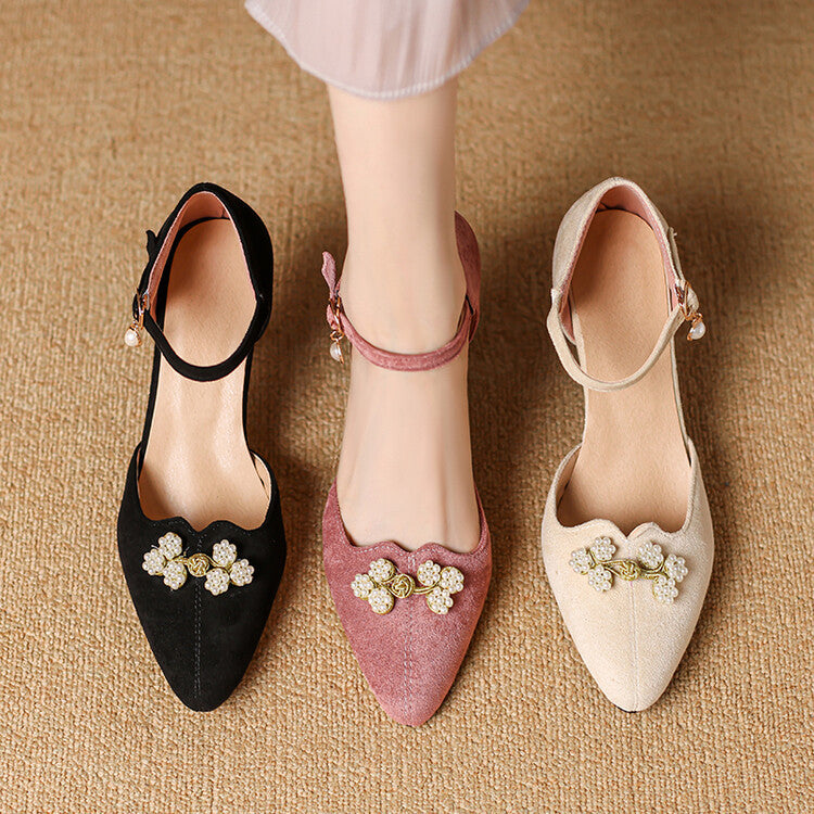 Ravie Genuine Suede Heels