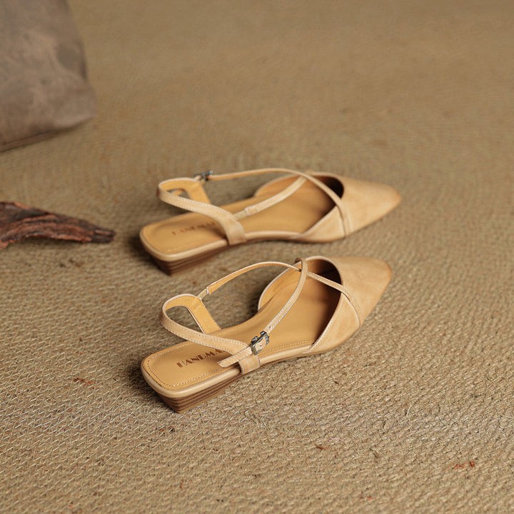 Lori Genuine Leather Flats