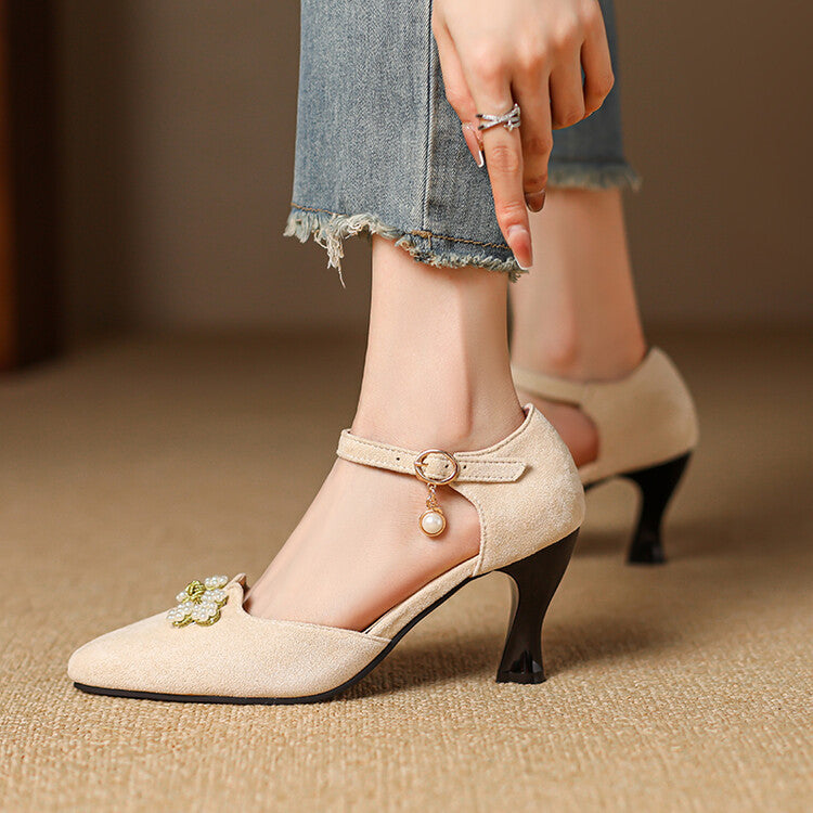 Ravie Genuine Suede Heels
