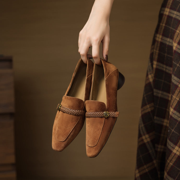 Vimi Genuine Suede Loafers