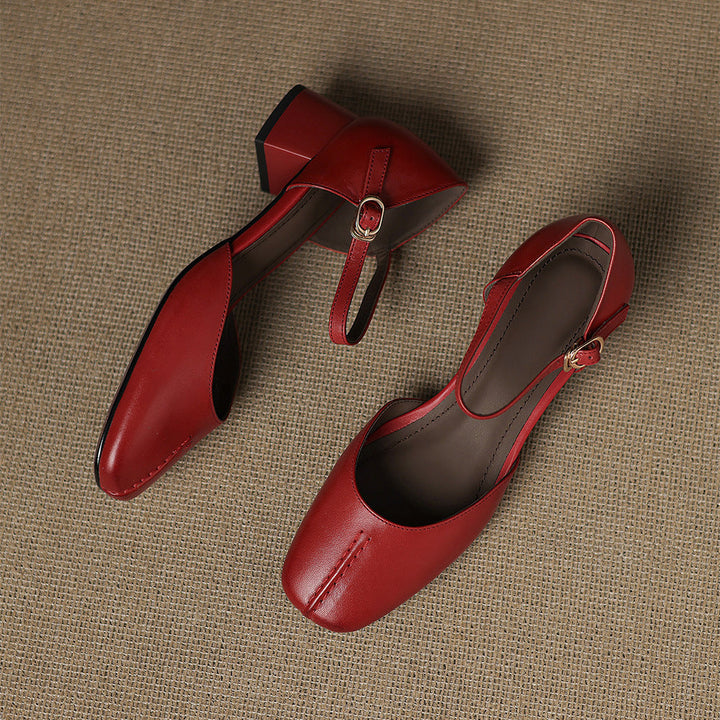 Virelle Genuine Leather Heels