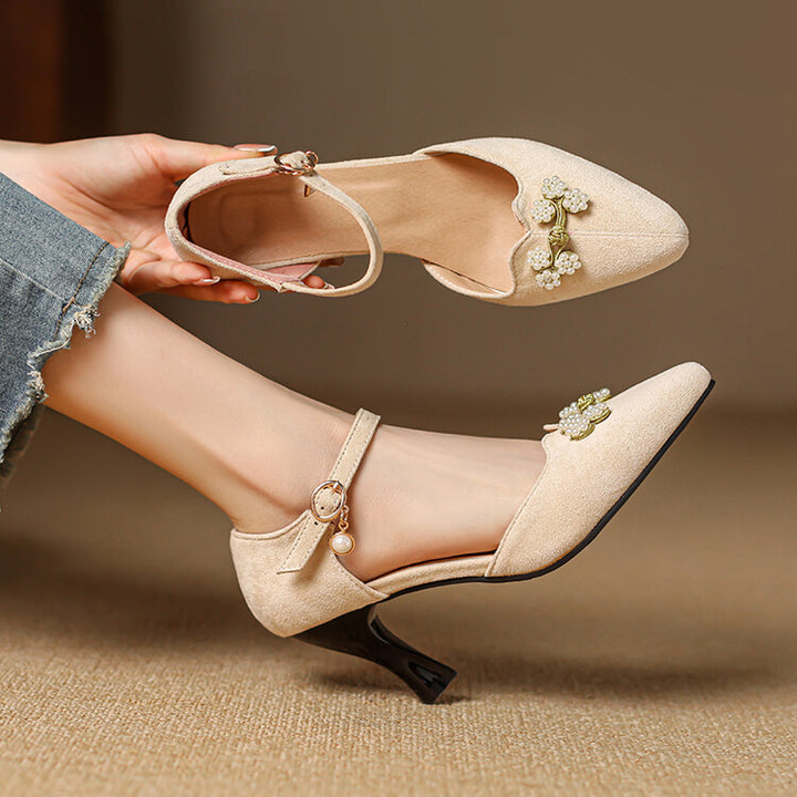Ravie Genuine Suede Heels