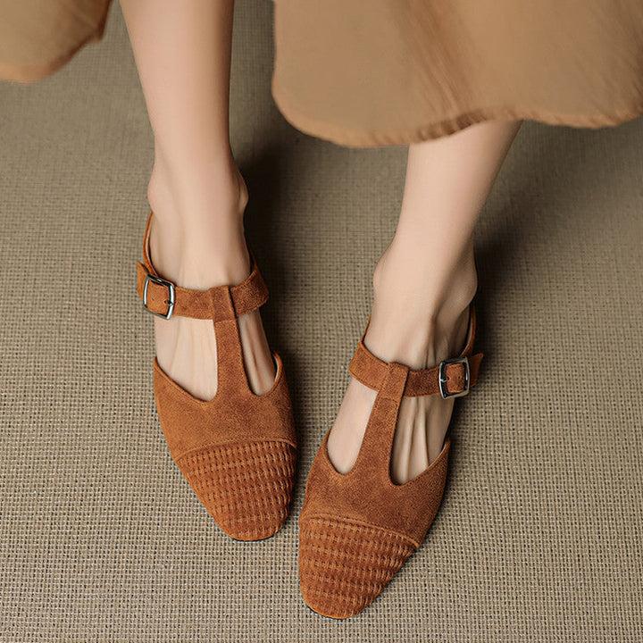 Viva Genuine Suede Mules