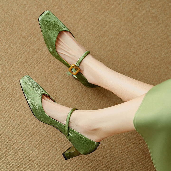 Nara Genuine Leather Heels