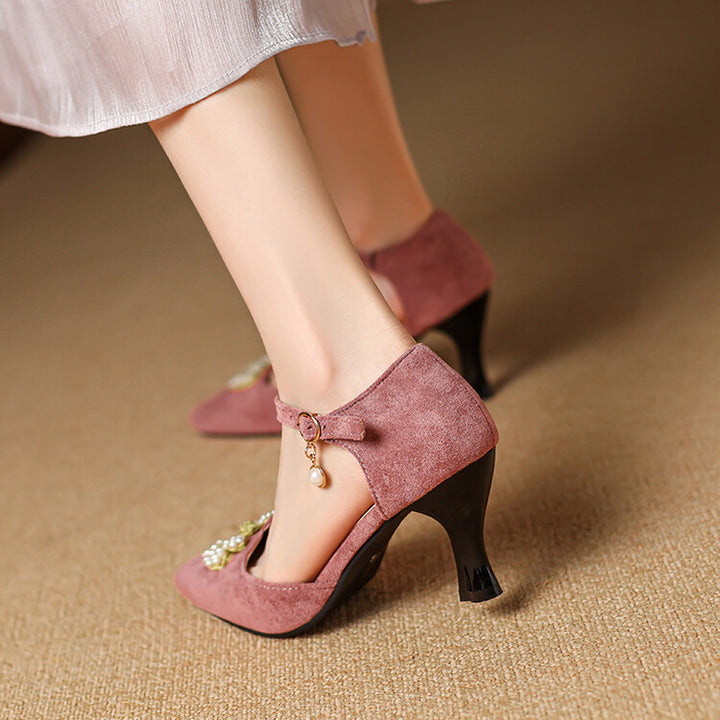 Ravie Genuine Suede Heels