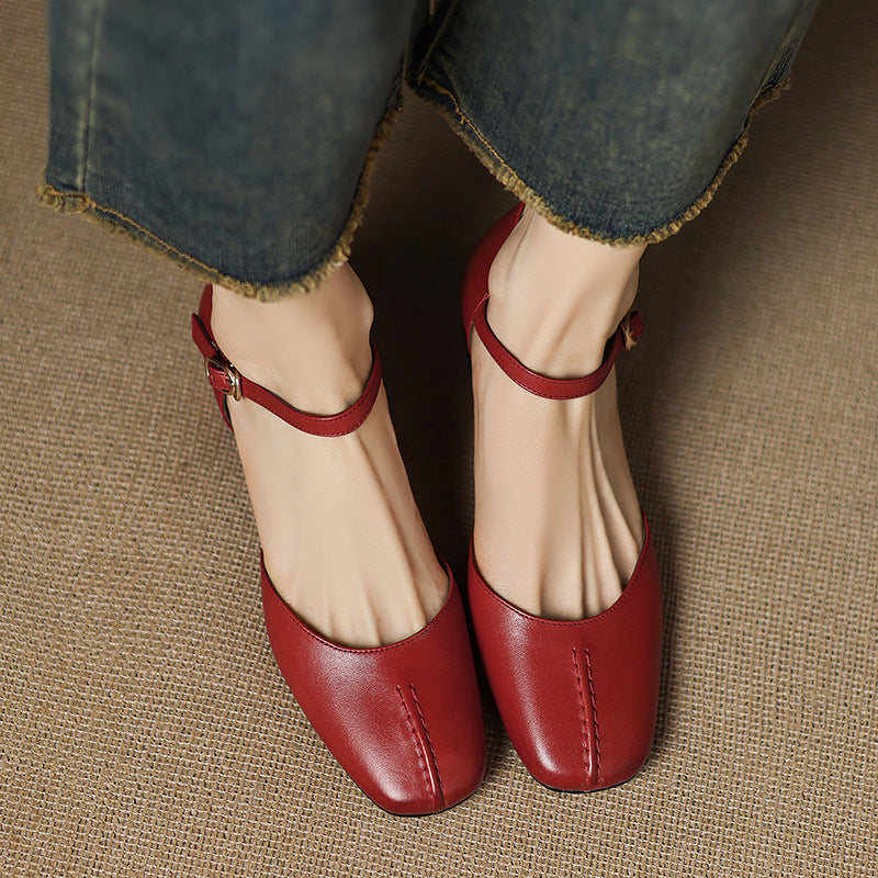 Virelle Genuine Leather Heels