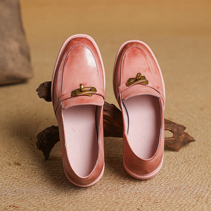 Lena Genuine Leather Loafers