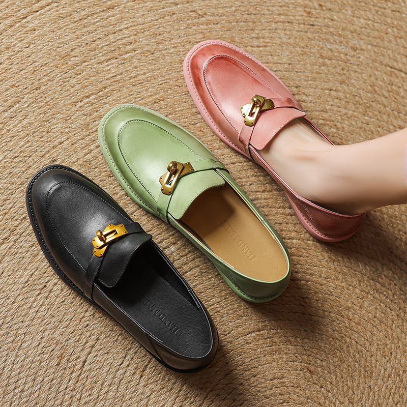 Lena Genuine Leather Loafers