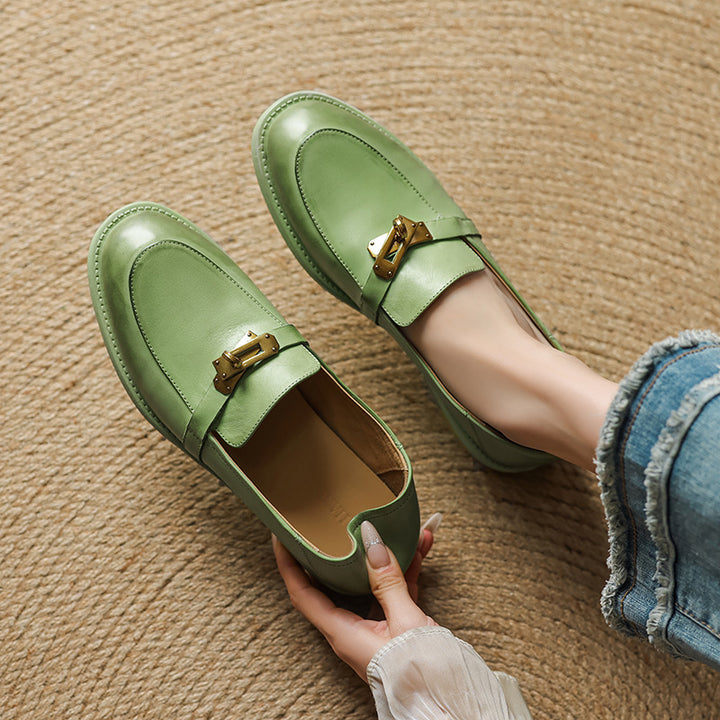 Lena Genuine Leather Loafers