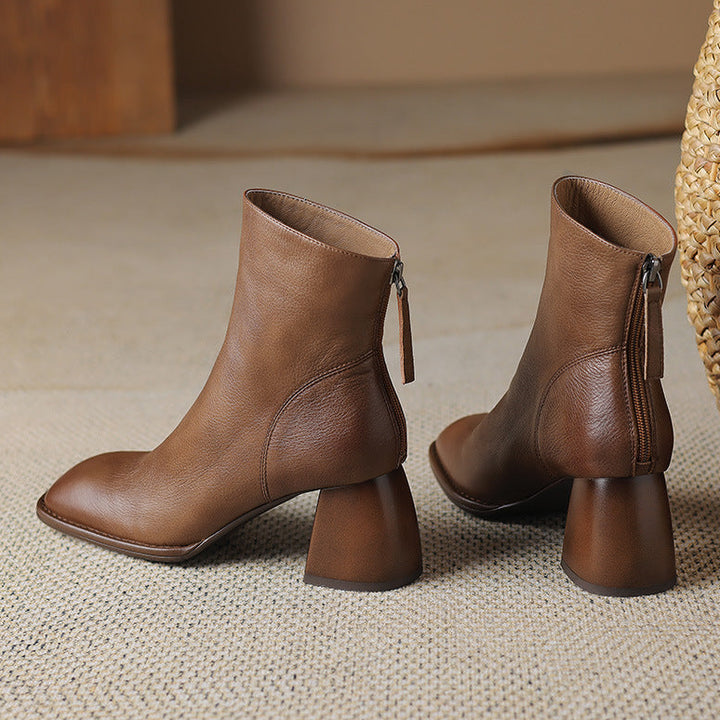 Calisse Genuine Leather Boots