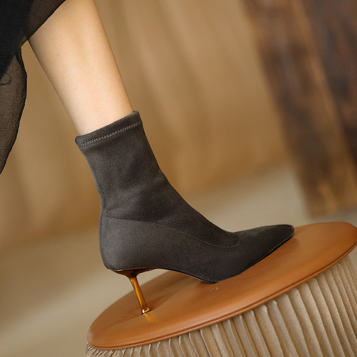 Jade Genuine Suede Boots