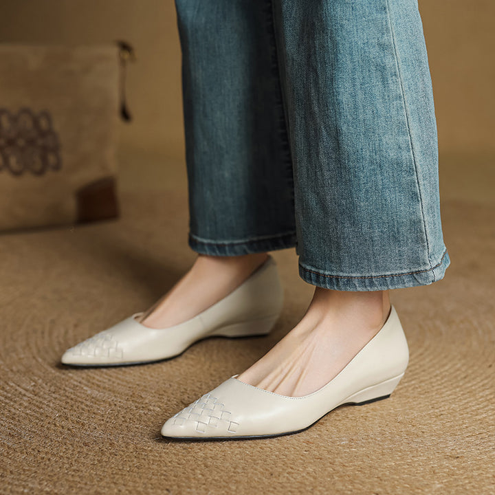 Vela Genuine Leather Flats