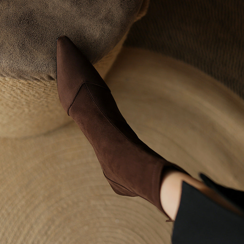 Corvella Genuine Suede Boots