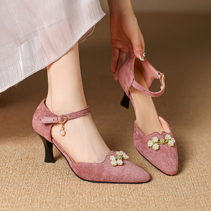 Ravie Genuine Suede Heels