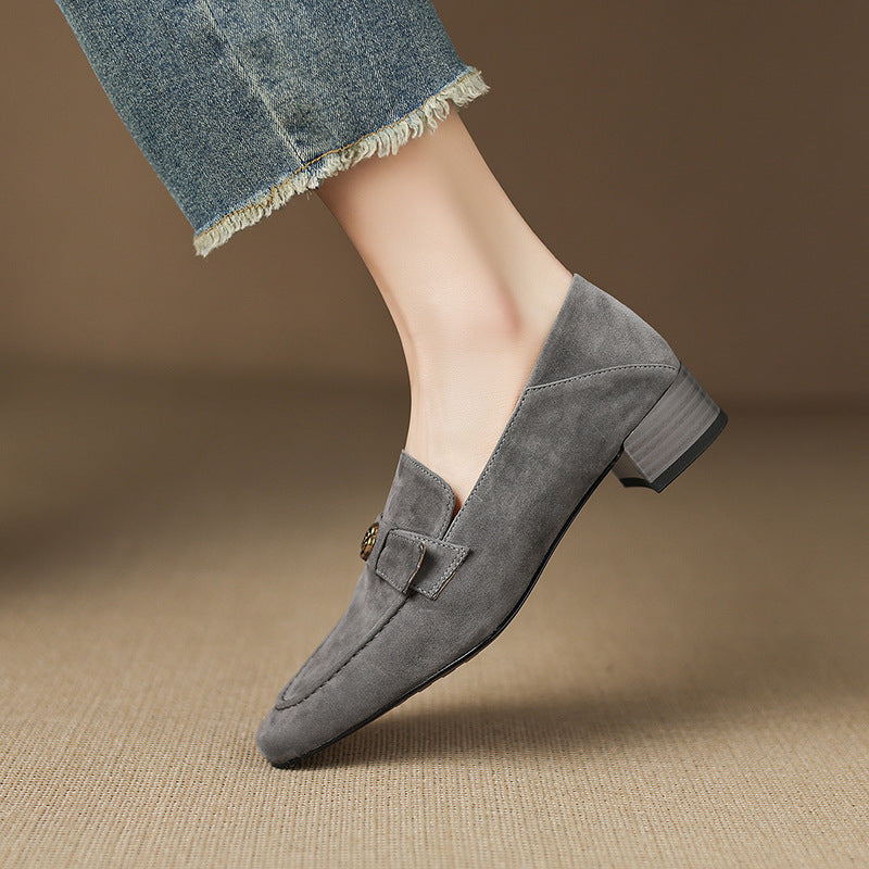 Lirena Genuine Suede Loafers
