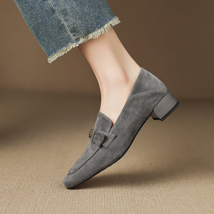 Lirena Genuine Suede Loafers