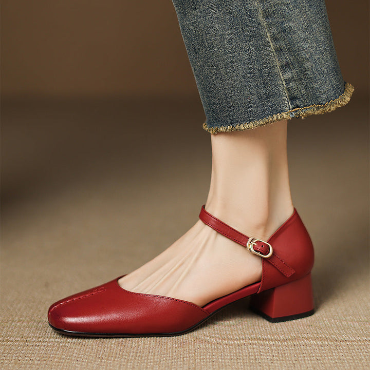 Virelle Genuine Leather Heels