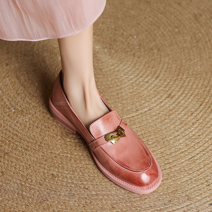 Lena Genuine Leather Loafers