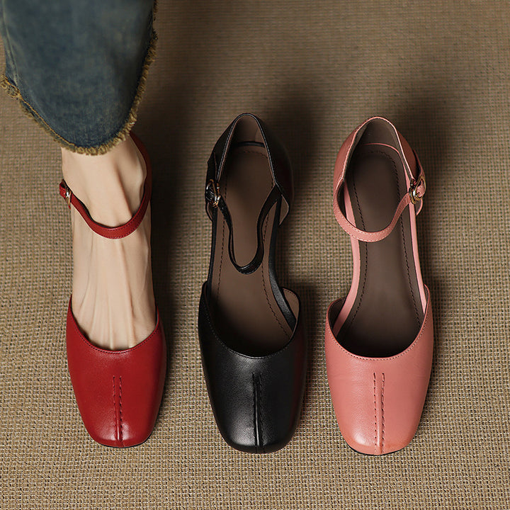 Virelle Genuine Leather Heels