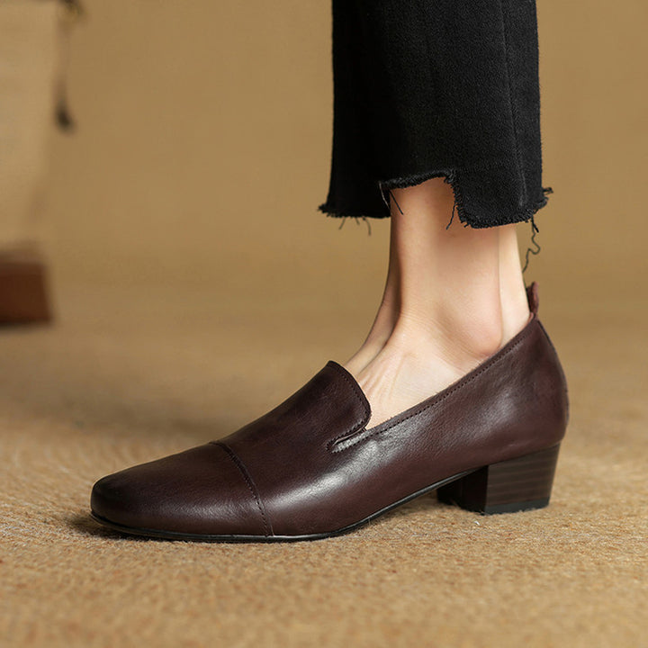 Leena Genuine Leather Loafers