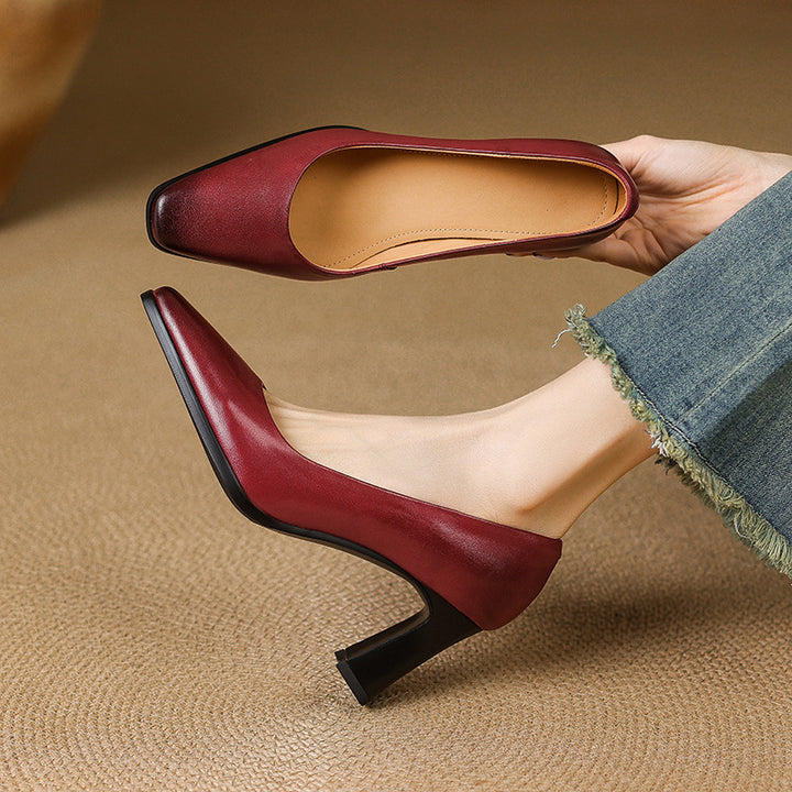 Marla Genuine Leather Heels