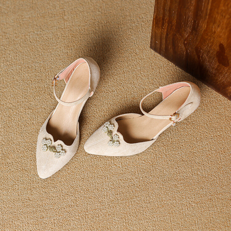 Ravie Genuine Suede Heels