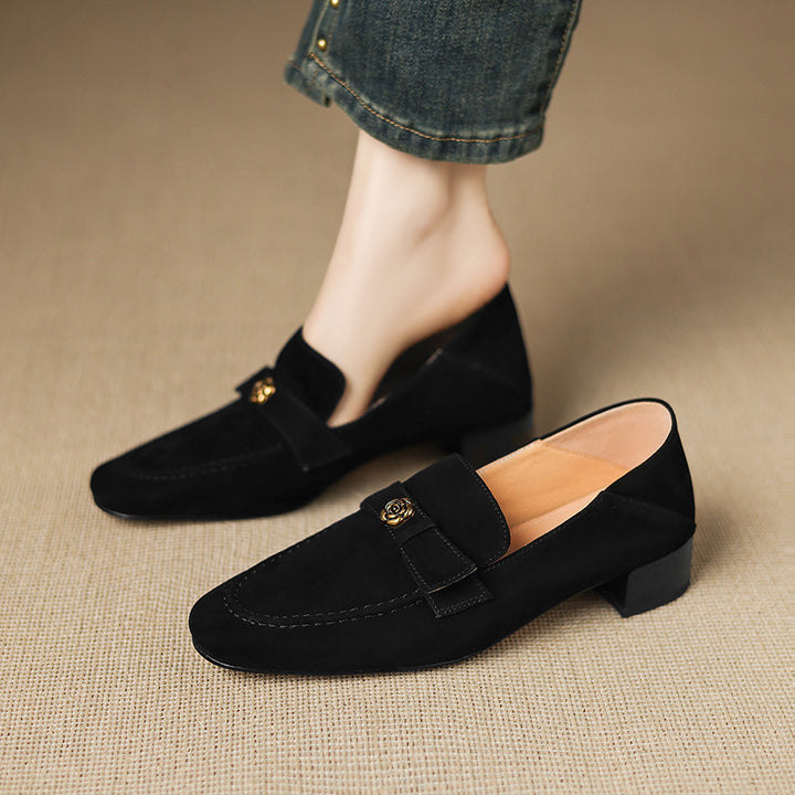 Lirena Genuine Suede Loafers