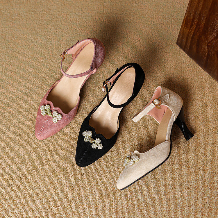 Ravie Genuine Suede Heels