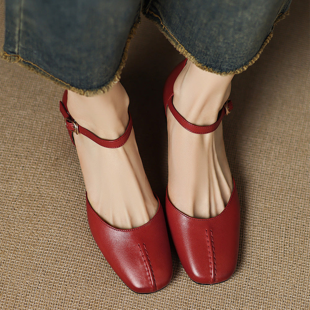 Virelle Genuine Leather Heels