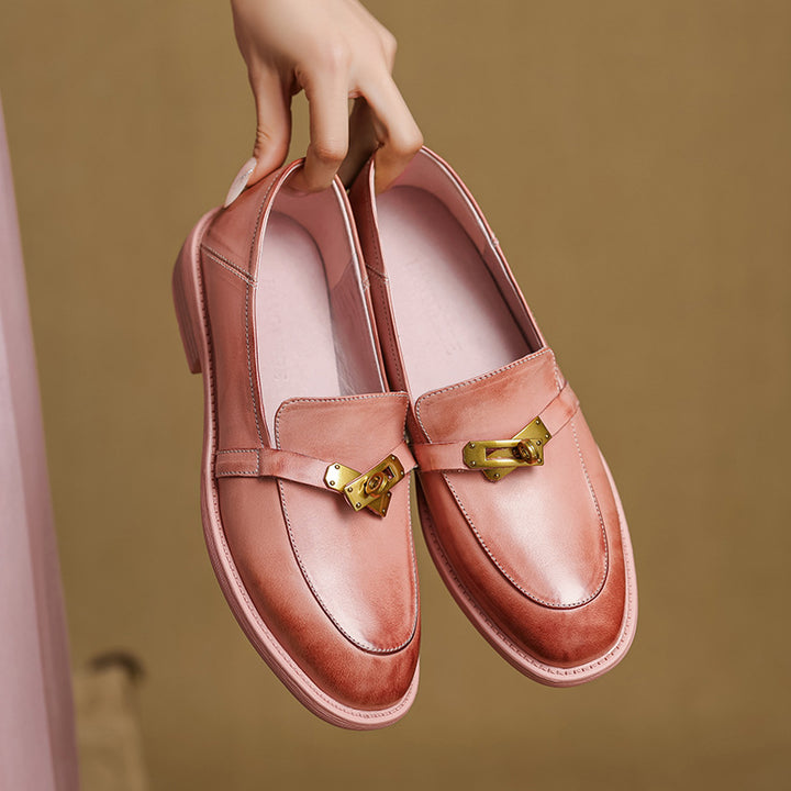 Lena Genuine Leather Loafers
