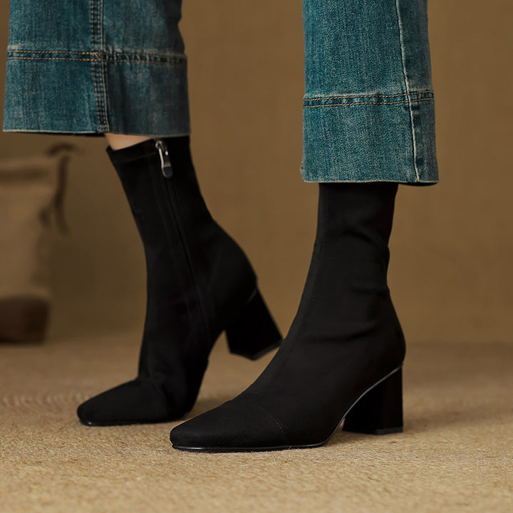 Sari Genuine Suede Boots