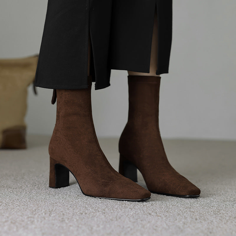 Sarona Genuine Suede Boots