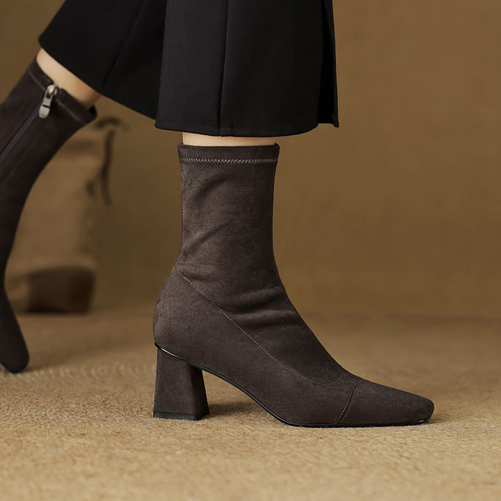Sari Genuine Suede Boots