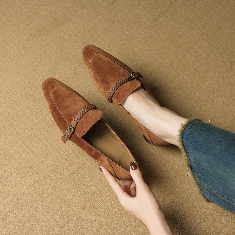 Vimi Genuine Suede Loafers