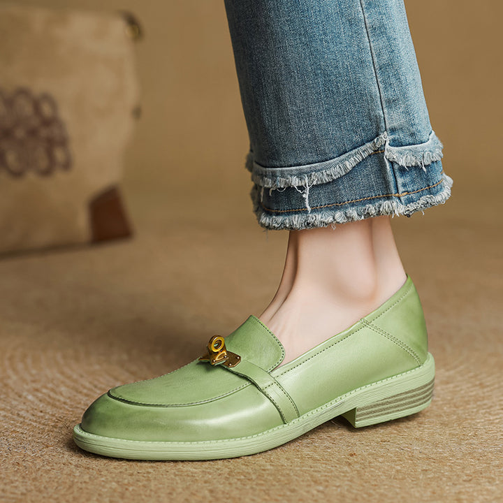 Lena Genuine Leather Loafers